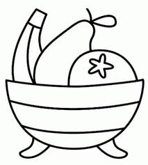 Patina is een oxideermiddel waarmee het lood direct donker verkleurt. Fruitmandje Kleurplaat