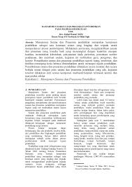 Admin jurnal manajemen dec 6, 2020 3 min read. Jurnal Sarana Dan Prasarana Pendidikan