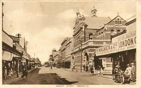 Fremantle 1929 Post Office At Right Perth Western Australia Western Australia Australian Continent