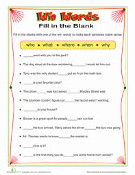 We did not find results for: Wh Words Worksheet Education Com