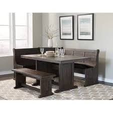 Raabe Kitchen Cart Nook Dining Set Dining Table With Bench Breakfast Nook Table