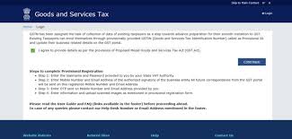 Go to gst portal and click on existing user login. Gst Enrollment Provisional Id The Enrollment Form