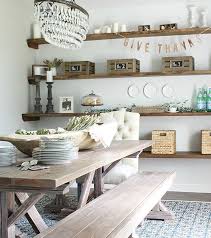 Floating Shelf Below Tv Spaces And Floating Shelves Decoration House In 2020 Dining Room Shelves Dining Room Trends Dining Room Floating Shelves