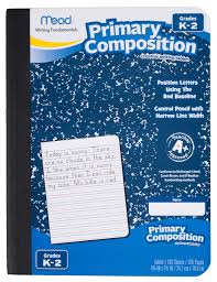 Handwriting paper to print free printable writing paper for. Mead Primary Composition Notebook Wide Ruled Comp Book Lined Paper Grades K 2 Writing Workbook Dotted Notebook Perfect For Home School Supplies 100 Sheets Blue Marble Buy Online In Bermuda At Bermuda Desertcart Com Productid