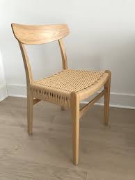 Berke Solid Wood Dining Chair Dining Chairs Woven Dining Chairs Solid Wood Dining Chairs