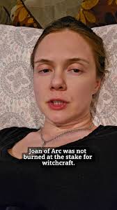 Joan of Arc was burned for HERESY.