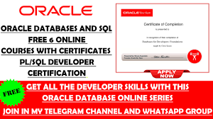 We did not find results for: Oracle Databases And Sql Free Online Courses With Certificates Pl Sql Developer Certification