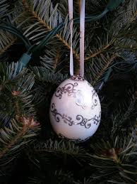 This post may contain affiliate links. Blowing Out Eggs For Crafts Christmas Ornaments Holiday Tableaus Fresh Eggs Daily