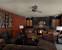 Rustic Orange Living Room