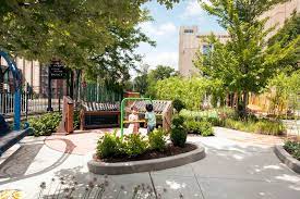 Comer Children S Hospital Playground Garden Playground Playground Design Hospital