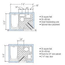 This plan offers you different arrangements of sink and toilet with generous space for large bath tub or whirlpool tubs. Small Bathroom Bathroom Floor Plan Ideas Novocom Top