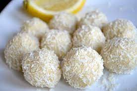 No Bake Keto Lemon Coconut Balls Recipe Yummly Recipe Lemon Coconut Keto Recipes Keto Dessert