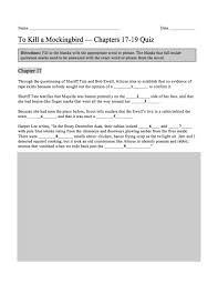 Do you know the secrets of sewing? To Kill A Mockingbird Chapters 17 19 Quiz With Answer Key Teaching Resources