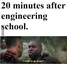 First Day At Engineering School Engineering Humor School Of Engineering Engineering Memes