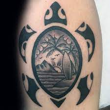 11 green sea turtle tattoos. 70 Tribal Turtle Tattoo Designs For Men Manly Ink Ideas