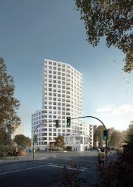 Residential High Rise On Theodor Loos Weg Berlin Kleihues Kleihues In 2020 Hochhaus Architektur Visualisierung Wohnungsbau
