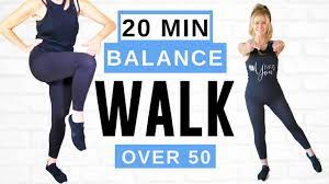 1,580 followers · just for fun. 20 Minute Balance Indoor Walking Workout For Women Over 50 Low Impact Youtube