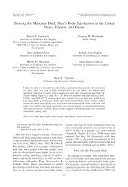 Crossed arms can be interpreted as a sign of defensiveness or resistance. Pdf Desiring The Muscular Ideal Men S Body Satisfaction In The United States Ukraine And Ghana