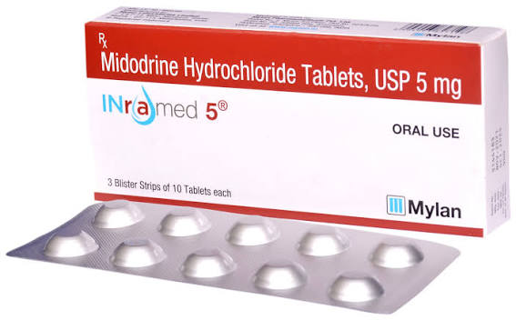 Inramed - Midodrine 5mg Tablet, Packaging Size: Bottle at ₹ 800/strip in Jaipur