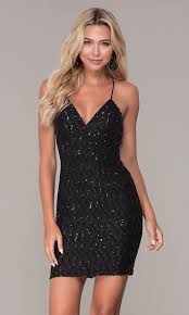 527624912595710404 Black Sparkly Dress Short Sparkly Dresses Black Party Dresses