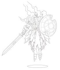 The Pursuer Dark Souls Coloring Books Fathers Day Coloring Page