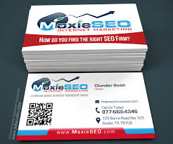Variety of card stocks available in 65, 80, 100 and 110 pound thicknesses (also 12. Bold Professional Internet Business Card Design For Moxie Seo By Adiazudin Design 6396931