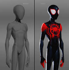 Artstation Miles Morales Spider Man Into The Spider Verse Yashar Kassai Miles Morales Spiderman Spiderman Superhero