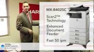Product description, output trays capacity, monochrome sharp, copy king, sharp dealer, award winning network scanning, copier houston. Total Corporate Solutions Presents The Sharp Mx B402sc To United Cargo Logistics Youtube