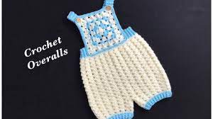 Crochet Overalls Crochet Baby Boy Romper 1 18m How To Crochet Crochet For Baby Left Hand Version Youtube