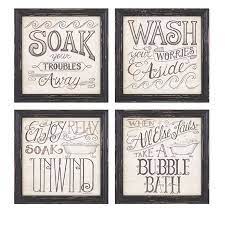 Choosing bathroom wall and cabinet colors. Details Give Your Bathroom A Fun Touch With These Vintage Bathroom Prints Dimensions 13 75 Quot H X 13 75 Quo Bath Wall Art Bathroom Wall Art Wall Decor Set