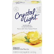 Crystal Light Lemonade On The Go Powdered Drink Mix 10 Ct 0 14 Oz Packets Walmart Com Sugar Free Lemonade Sugar In Drinks Lemonade Drinks