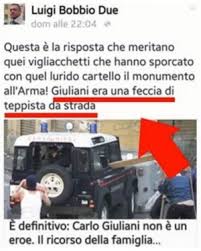 Lavoro, figli, giornate belle e brutte come tutti. Carlo Giuliani Feccia Di Strada Giudice Bobbio Condannato