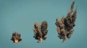 20 Large Scale Dust And Dirt Explosion Elements Shot At 96fps On A Blue Background Delivered In 2k Or 4k Resolution I Dust Explosion Explosion Blue Backgrounds