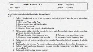 Soal uts kelas 6 semester 2 dan kunci jawabannya sekolahdasar net from 2.bp.blogspot.com soal ips kelas 6 sd dan kunci jawaban serta kisi 2013/2014. Soal Ulangan Kelas 6 Tema 1 Subtema 1 2 Dan Kunci Jawabannya Sekolahdasar Net