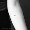 A perfect example of line tattoos, this one may refer to consumerism or that everyone has a price. 1