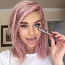 Image Result For Pastel Pink Ombre Hair Short Hair Styles Rose Hair Color Gold Hair Colors
