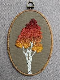 The dark grey background could be left out and that would make it a quicker project to complete. Pin On Embroidery