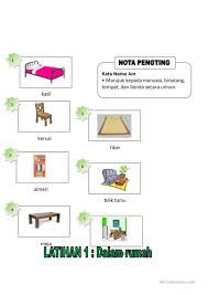 Dalam Rumah English Esl Worksheets For Distance Learning And Physical Classrooms