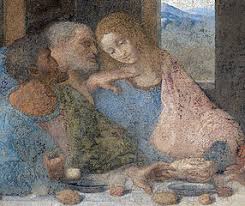 Hier schuf er unter anderem das berühmte werk abendmahl und tat damit den entscheidenden schritt zur hochrenaissance. Das Abendmahl Leonardo Da Vinci Wikipedia