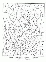 Printable color by numbers for adults coloring page. Free Printable Paint By Numbers For Adults Coloring Home