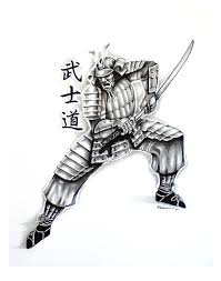 Also sharing wrong kanji that are displayed on the first page of google image search for '7 virtues of bushido tattoo ' Samurai Tattoo Design 2 Drawing By Kyle Adamache
