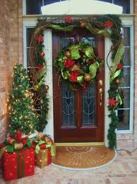 Decked Out Holiday Front Doors Christmas Door Decorations Outdoor Christmas Decorations Christmas Decorations