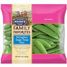Sugar snap peas can also be frozen for later use. Stringless Sugar Snap Peas Mann S Fresh Vegetables