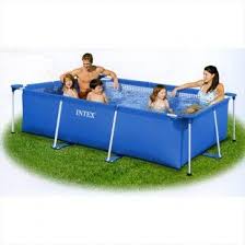 intex zwembad klein frame 220 x 150 x 60 cm zwembad rechthoekig zwembad zwembaden