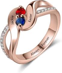 Mutterringe mit Geburtssteinen