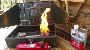 It's a classic for a reason. How To Use A Coleman 425f Two Burner White Gas Stove Youtube