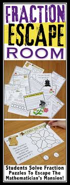 Halloween Fractions Escape Room Homeschool Math Math Fractions Math Classroom