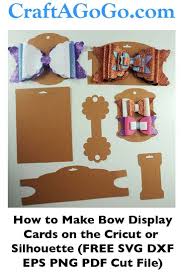 Making Bow And Headband Display Cards On The Cricut Svg In Headband Card Template Cumed Org In 2020 Hair Bow Display Headband Display Bow Display