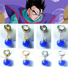 Son Goku Vegetto Potara Cosplay Earrings Son Gohan Blue Earring Cosplay |  eBay