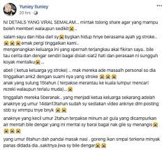 By automology february 19, 2020. Lelaki Hidap Str0k D4kwa Ditingg4al Isteri Anak Lima Orang Jadi Ketua Keluarga Soya Lemon